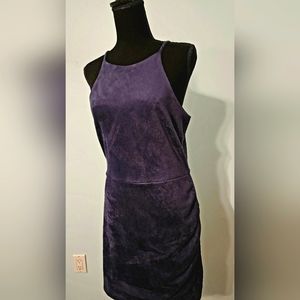 Aqua dark blue dress womens L
